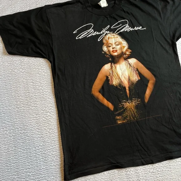 Vintage Marilyn Monroe Shirt Winterland Black Mens Size XL Made In USA Rare - Picture 3 of 11